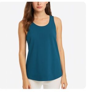 J CREW FACTORY Turquoise Tank Top Back V Size XS